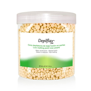 DEPILFLAX 100 WOSK TWARDY BEZPASKOWY DO DEPILACJI PEREŁKA 600G NATURALNY